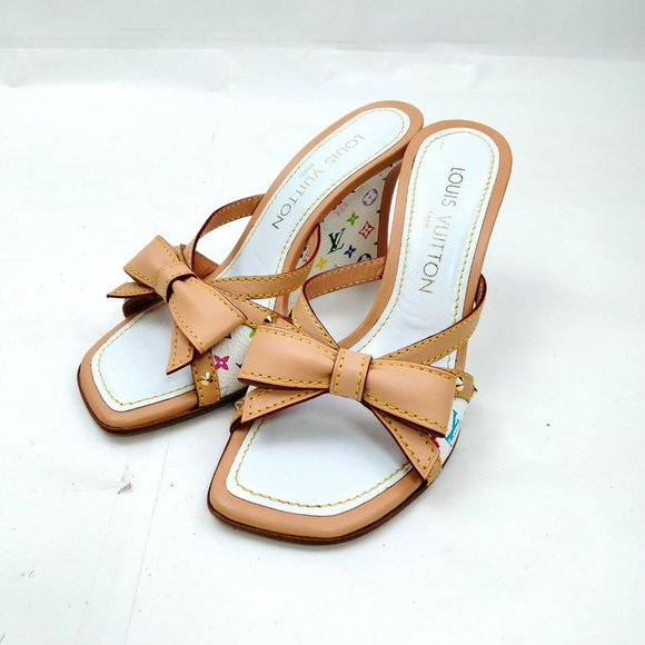 Louis Vuitton Shoes - 100% Authentic Louis Vuitton Multicolor Sandals Monogram